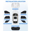Canvcle Windshield Sun Shade for Ford Explorer 2020-2025 2026 Side