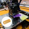 sourcing map 3D Printer Die Spring, 16mm OD 35mm Long