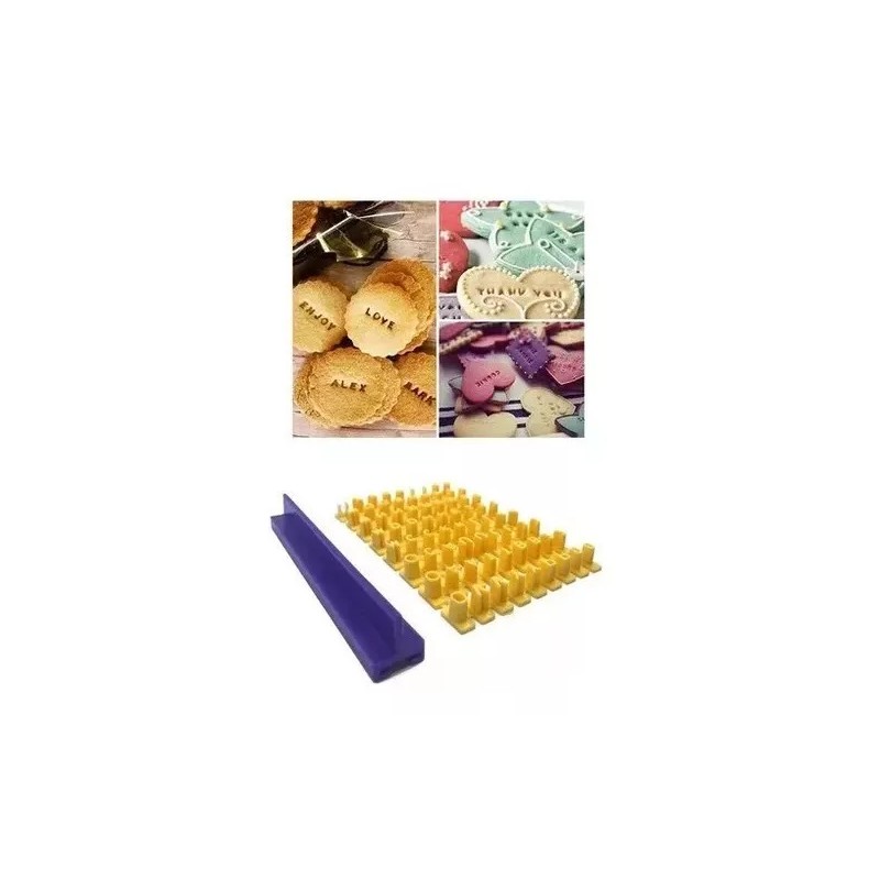 Launers Marcador De Letras Y Números Para Hornear Galletas Sello