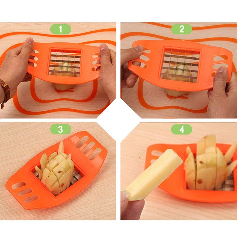 Potato Chipper Potato Chopper Cutter Fruit Chip Cutter French Fry