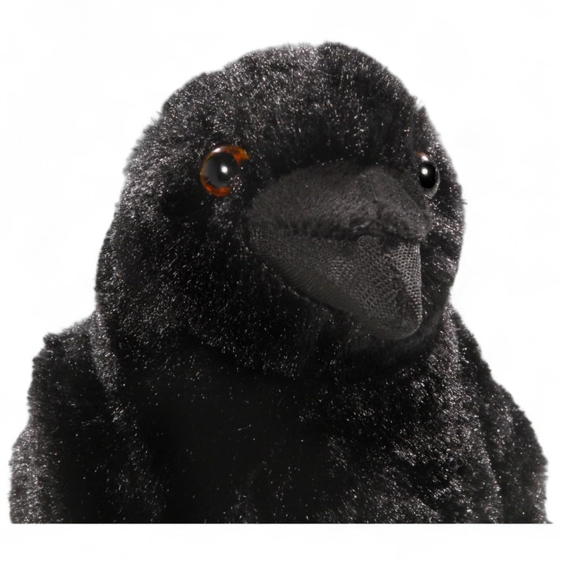Carl Dick Raven, Crow, Approx. 23 cm, Plush Toy, Stuffed