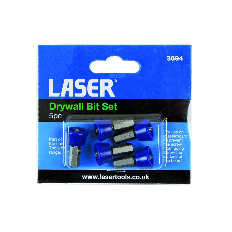 Laser 3694 Drywall Bit Set 5pc