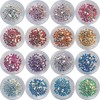 Nail Ssen Nail Art Nail Stone Parts Acrylic Stone Round 2.5mm Angle 100 Pieces / 네일쎈 네일아트 네일스톤파츠 아크릴 스톤 원형각 2.5mm 100개입