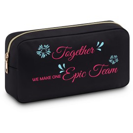 Team Gifts for Colleagues Makeup Bag for Employees Leader Appreciation Gift Cosmetic Bag for Team Leader Boss Colleagues Thank You Inspirational Team Gifts Ideas Travel Toiletry Bag