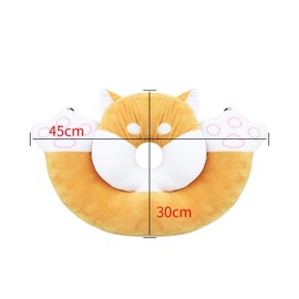 Office Desk Nap Pillow Multifunctional Face Down Napping Pillow Travel Pillow with Brethable Hole Cartoon Animal Sleeping Pillow PP Cotton Neck Support Pillow Comfort Headrest Pillow Cushion Pad