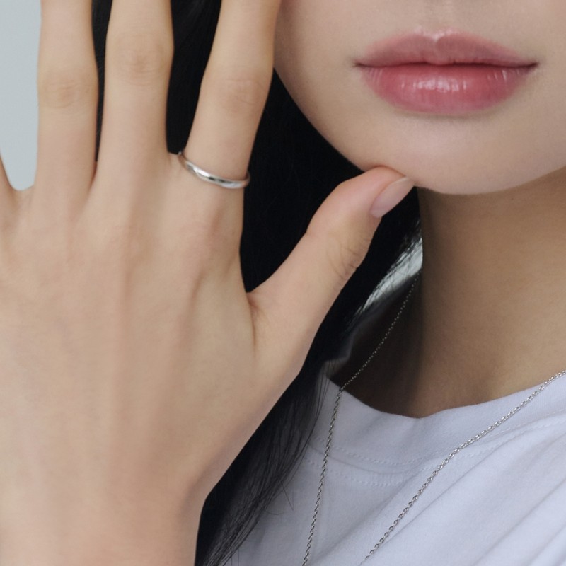 Gold&Dear 14KGP Daily Simple Ring Rose Gold S (No. 9)