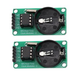 Heevhas DS1302 Clock Real Time Clock Module for Arduino AVR ARM PIC SMD (Pack of 2)