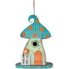 Sunset Vista Designs 93638 Gnome Collection Birdhouse, Blue