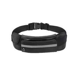 Cangurera Deportiva, Bolsa Deportiva con Cinturón Elastic y Bolsillos de Auricular y Llaves, Riñoneras Deportivas de Hombres y Mujeres para Correr, Ciclismo, Gimnasio(1 pack)