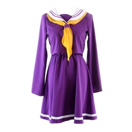 Cosplay Life No Game No Life Shiro Cosplay Costume for Women (XL)