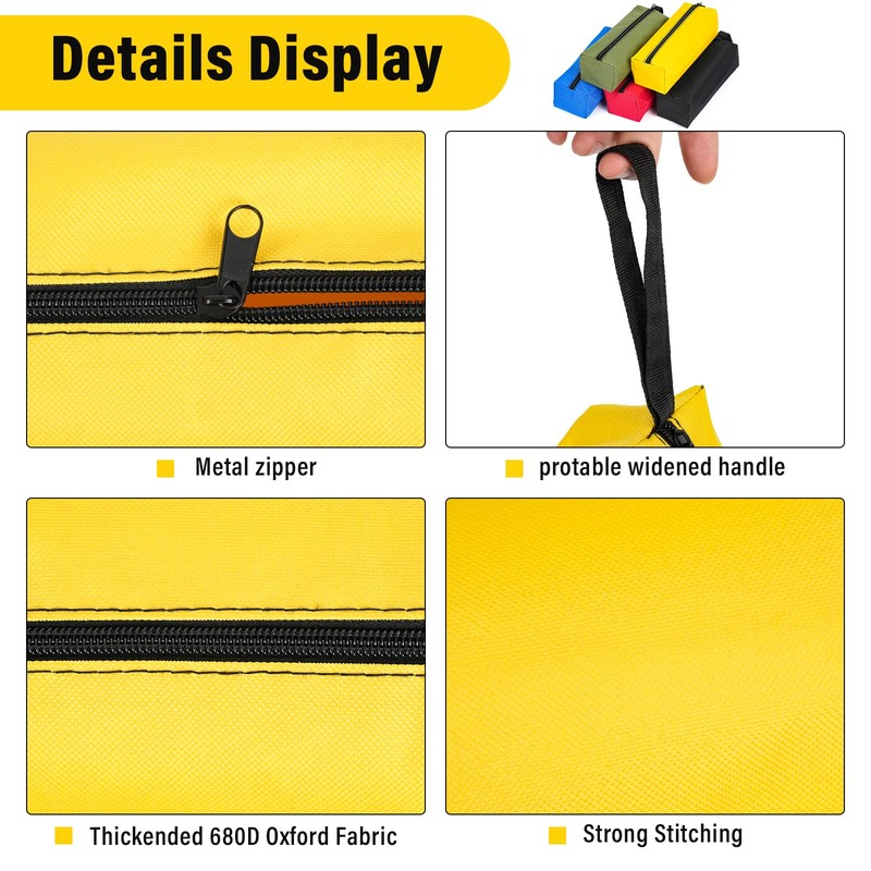 HunterBee Small Tool Bag,Heavy Duty Waterproof Fabric Tool Pouch,tool Pouch