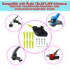 BOSHCHEN ACFHRL2 Polycarbonate Blades Trimmer Head Compatible with Ryobi 18V,
