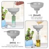 Pisol Wide Mouth Versatile Funnel, Canning Funnels for Kitchen Use,