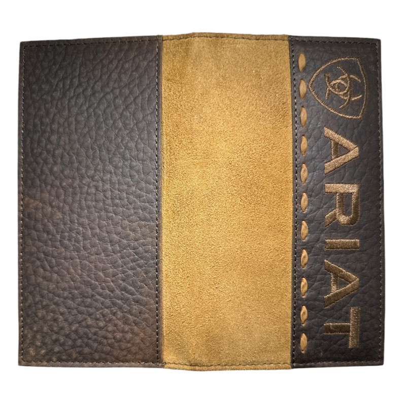 Custom Rugged Cross ARIAT RoughRider Leather and Suede Long Rodeo