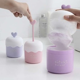 Bubble Maker Foam Cleansing Foamer Facial Cleansing Products - White Blue / 버블메이커 폼클렌징거품기 세안용품 - 화이트 블루