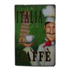 GG 1587 Tin Sign with Italian Coffee Design 30 x