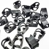 JEESHAN 5pcs Black Adjustable Plastic Hose Clamps 6-12mm / 0.236-0.472