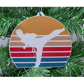 Karate Ornament Martial Arts Karate Themed Christmas Ornament