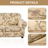 Lamberia Printed Sofa Cover for 2 Cushion Couch High Stretch
