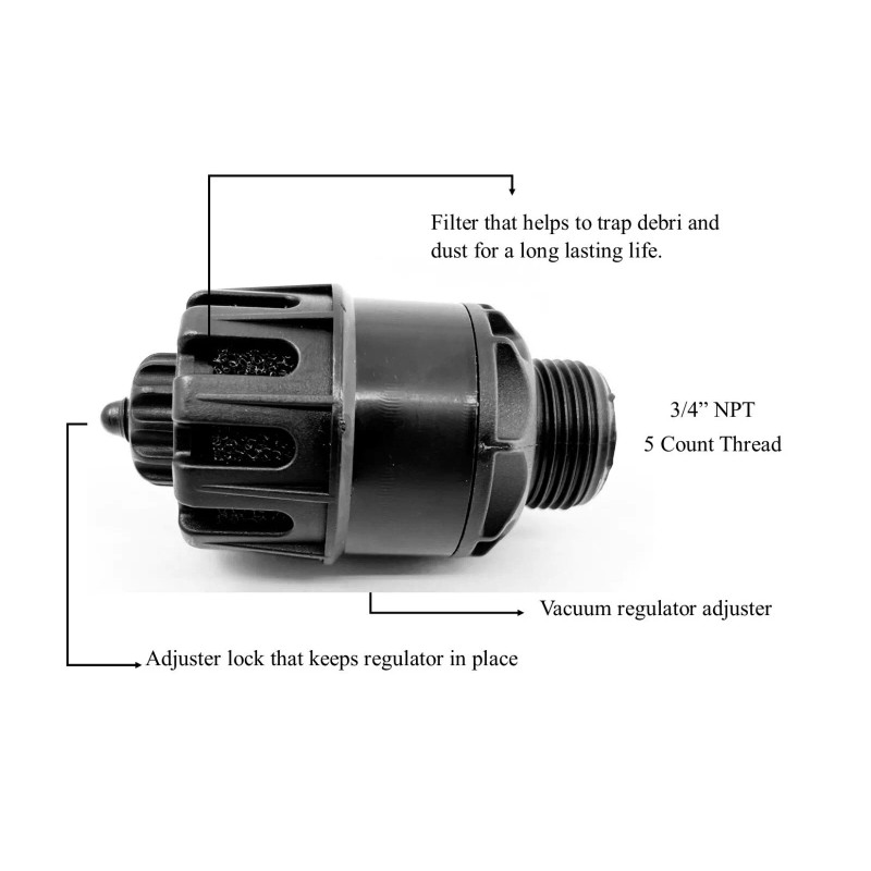 Melasty, Vacuum Regulator for Milking Machine
