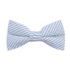 Jacob Alexander Seersucker - Pajarita para hombre, Celeste (Baby Blue),