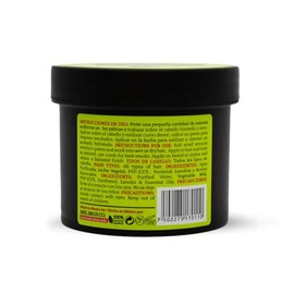 MEL BROS CO. - Hair Style and Beard Was Hybrid - Cera Hibrida para estilizar Cabello y barba. Acabado mate natural. (4 oz / 118 ml)