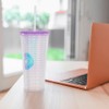 Vaso de Plástico Reusable con Doble Pared 710 ml Brillante