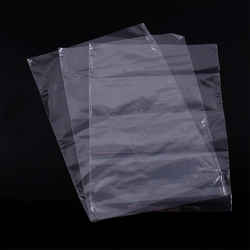 Edinstry 100pcs Clear POF 1-way Protective Cover Anti-smudge Film Gift