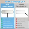 Cubicle Rear View Mirror to See Behind You – Adjustable