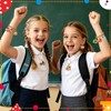 RUEGGVAT 40Pcs Back to School Charms, Teacher Charms for Jewelry