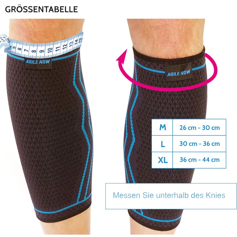 AGILE NOW® Calf Bandage Set of 2 Stabilises & Relieves