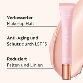 M. Asam MAGIC FINISH Anti-Aging Primer (20ml) – Glättender Primer für das Gesicht mit LSF 15, verfeinert Poren & reduziert Falten, Make-up Primer mit Parakresse, silikonfrei & vegan