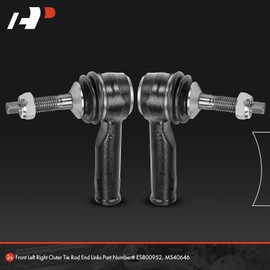A-Premium 2 x Front Outer Tie Rod Ends, Compatible with Ford Explorer 11-19, Flex 17-18, Police Interceptor Sedan & Utility 13-19, Special Service Police Sedan 14-18, Lincoln MKT 17-19