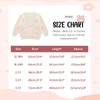 Toddler Girls Flower Knit Sweater Fall Winter Clothes Long Sleeve