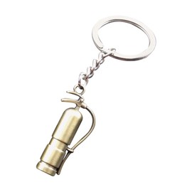AMOBESTER Fire Extinguisher Keychain Alloy Metal Keychain Gift for Firefighters