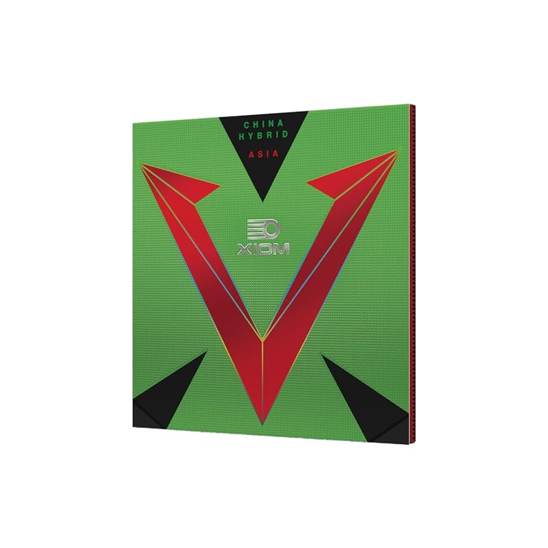 XIOM Table Tennis Rubber Vega Asian Hybrid Red (RD) 2.0