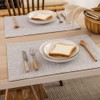 Kevin Textile 13"x19" Faux Linen Heat Resistant Placemats for Dining