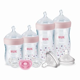 NUK Simply - Biberones naturales con set de regalo SafeTemp
