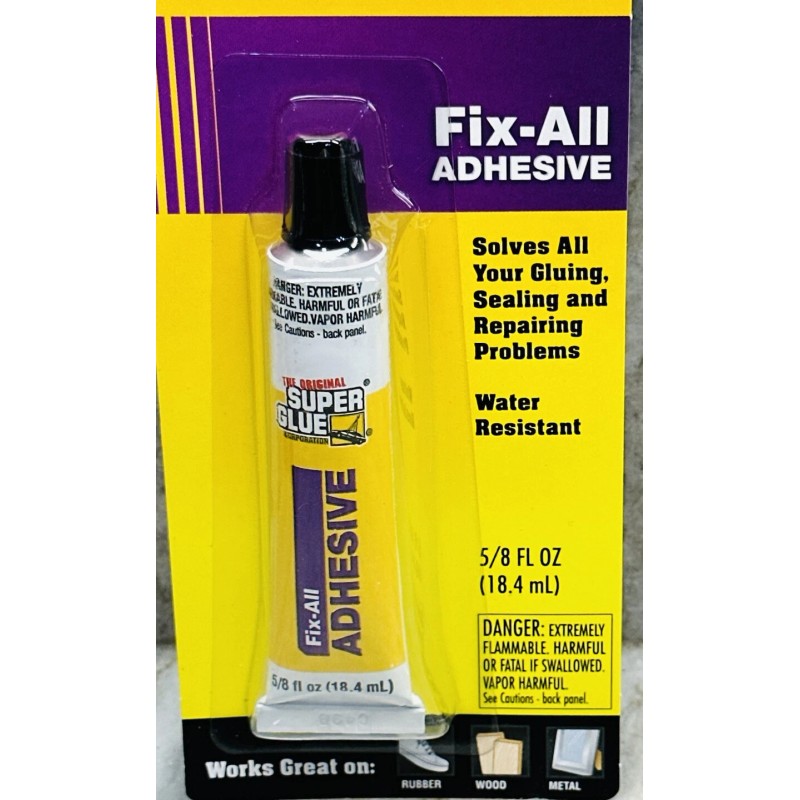 The Original Super Glue Fix All Adhesive (5/8oz)Multi Purpose Strong
