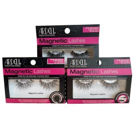 Ardell Professional Magnetic Lashes Singles 113 Tapered Tips Pre-Curved 3 Packs
