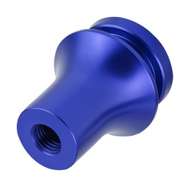 KHGUZ Car Shift Knob Boot Retainer, M12 X 1.25 Aluminum Alloy Vehicle Manual Gear Shifter Lever Adapter, Auto Gear Stick Shifter Connector Accessories, Suitable for Samurai Skyline MR2 (Blue)