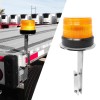 Pro LED 500Y Amber Warning Light with BRK5 Stake Pocket