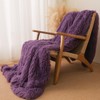 Extra Soft Faux Fur Throw Blanket 50"x60" - Reversible Fluffy