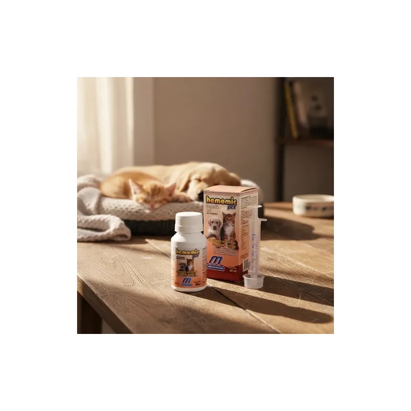 Hemomic Jarabe Vitaminas Y Minerales Perro / Gato Oral 60ml