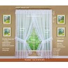 Today's Curtain, Emelia Priscilla Sheer Pair 60" W x 63"