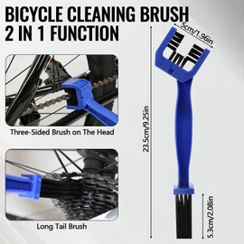 Pavlleen Chain Riveter Bicycle, Pavlleen Bicycle Chain Tool, Chain Riveter Bicycle with Bicycle Cleaning Brush, Chain Pliers 5 Pairs Bicycle Chain Rivets Bicycle Chain Repair Set for 6-12 Speed