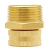 Joywayus Brass 3/4" GHT Female x 1" NPT Male Thread