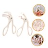 FOMIYES Long-lasting Lash Curling Tool 2pcs Eyelash Curlers Diverse Angles