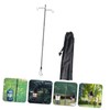 BESPORTBLE 1set Outdoor Folding Lamp Rack Light Pole Hanger Double
