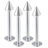 bodyjewellery 4pcs 16g Labret Lip Stud Monroe Cartilage Tragus Helix